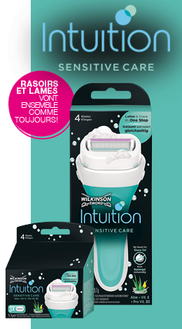 Wilkinson Sword Intuition razor with blades