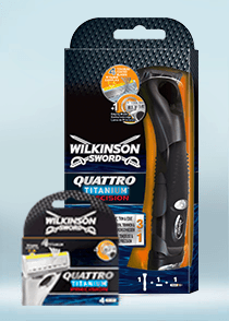 Wilkinson Sword Quattro razor with blades