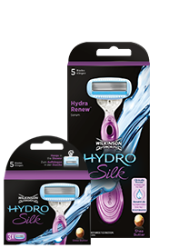 Wilkinson Sword Hydro Silk razor with blades
