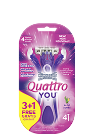 Wilkinson Sword Quattro For Women Sensitive disposable