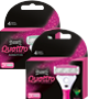 Wilkinson Sword Quattro for Women razor with blades