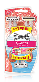 Wilkinson Sword Quattro For Women Sensitive disposable
