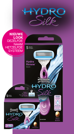 Wilkinson Sword Hydro Silk razor with blades