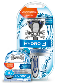 Wilkinson Sword Hydro 3 razor with blades