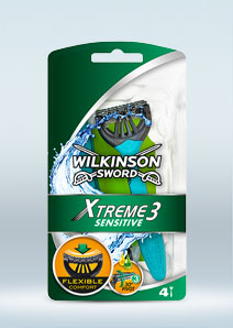 Wilkinson Sword Xtreme 3 Sensitive disposable razor