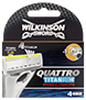 Wilkinson Sword Quattro razor with blades